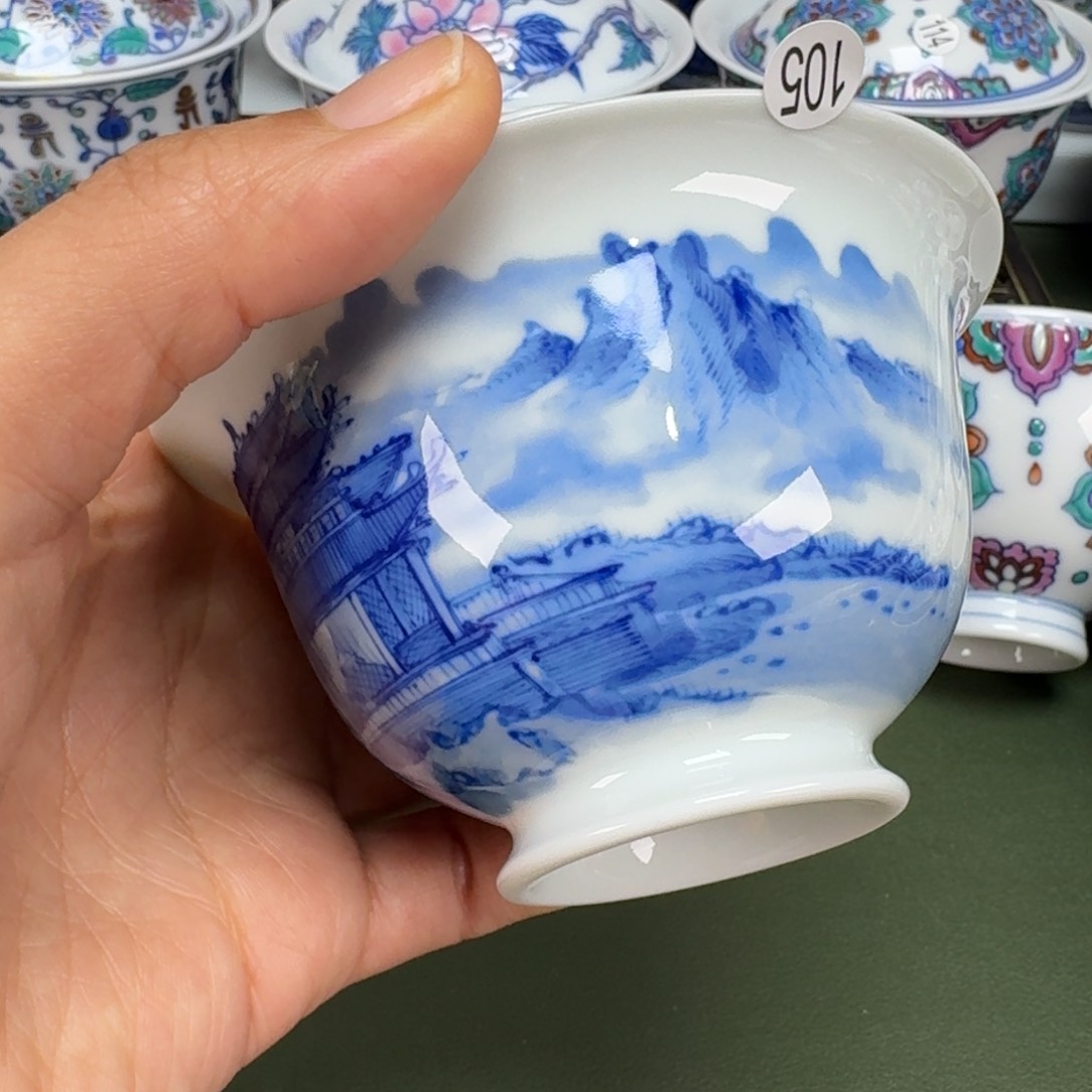 沙沙手工手绘茶具105