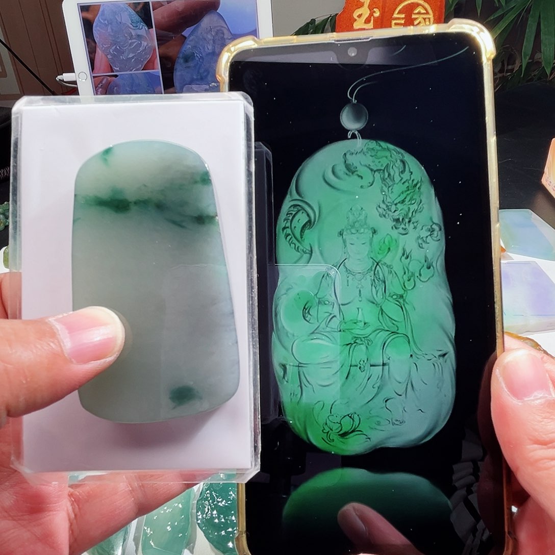 定制翡翠未镶嵌翡翠首饰