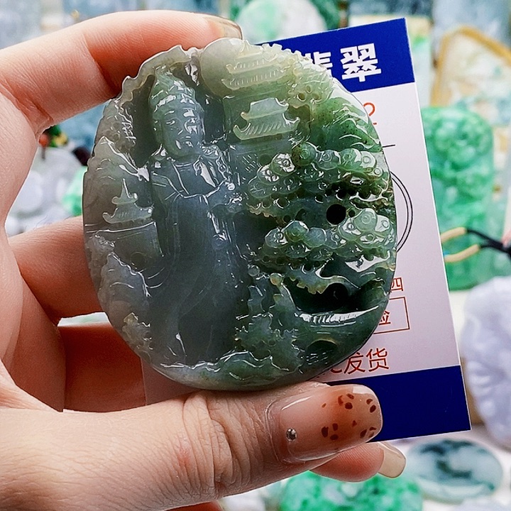 吊坠(不含链)未镶嵌翡翠