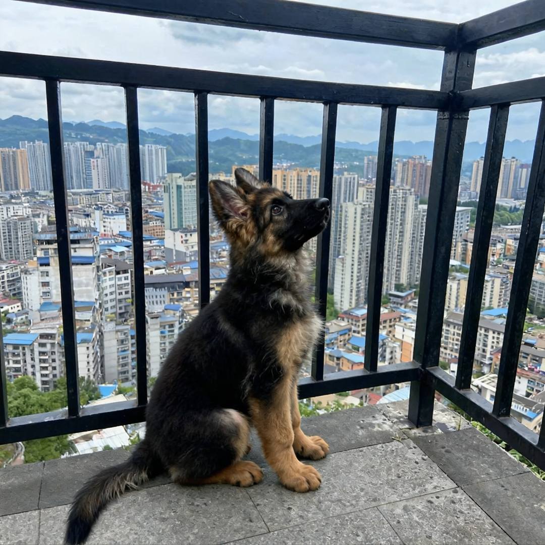 咦德牧幼犬狗狗看家狗弓背聪明家养活物真狗幼崽护院便宜狗霸气警