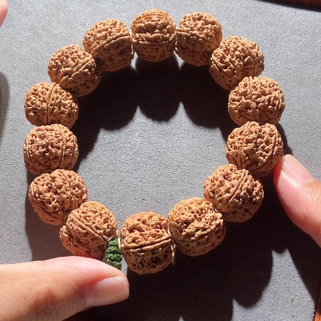 金刚菩提吊坠粗筋铁籽平头梅花22mm