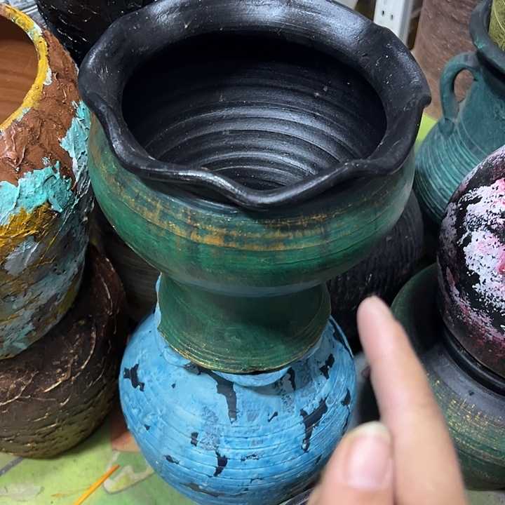 微瑕带孔高20口18带孔