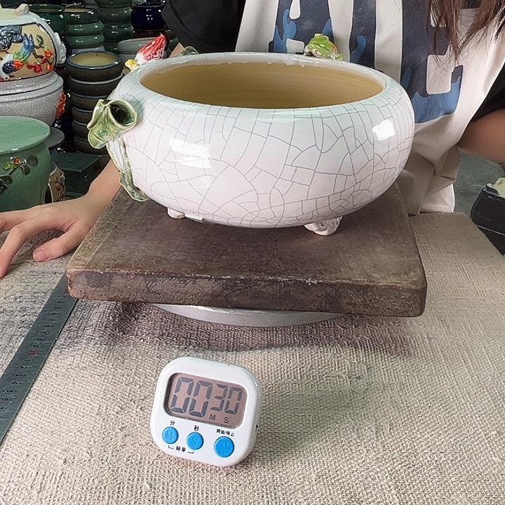 青***悔泳坤堂石湾花盆陶瓷