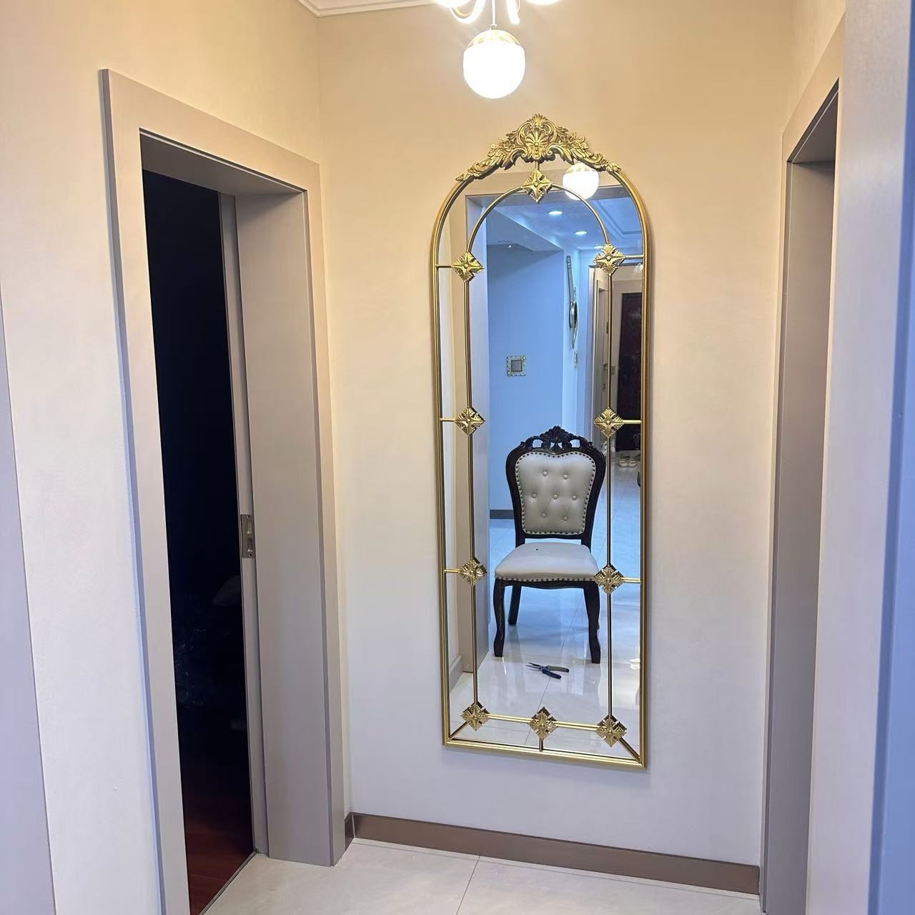 （新疆包邮）乃菲丝专属 玄关墙饰装饰镜子 穿衣镜 民族风装饰镜子