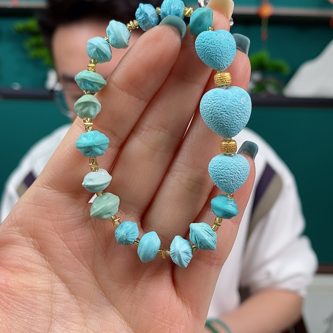 绿松石珠宝奇石未镶嵌