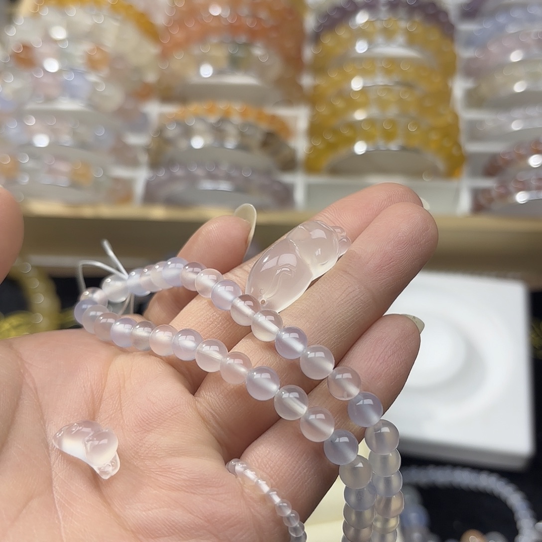 玛瑙/玉髓未镶嵌手链