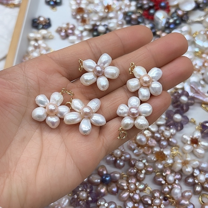 淡水珍珠颈饰银S925镶嵌