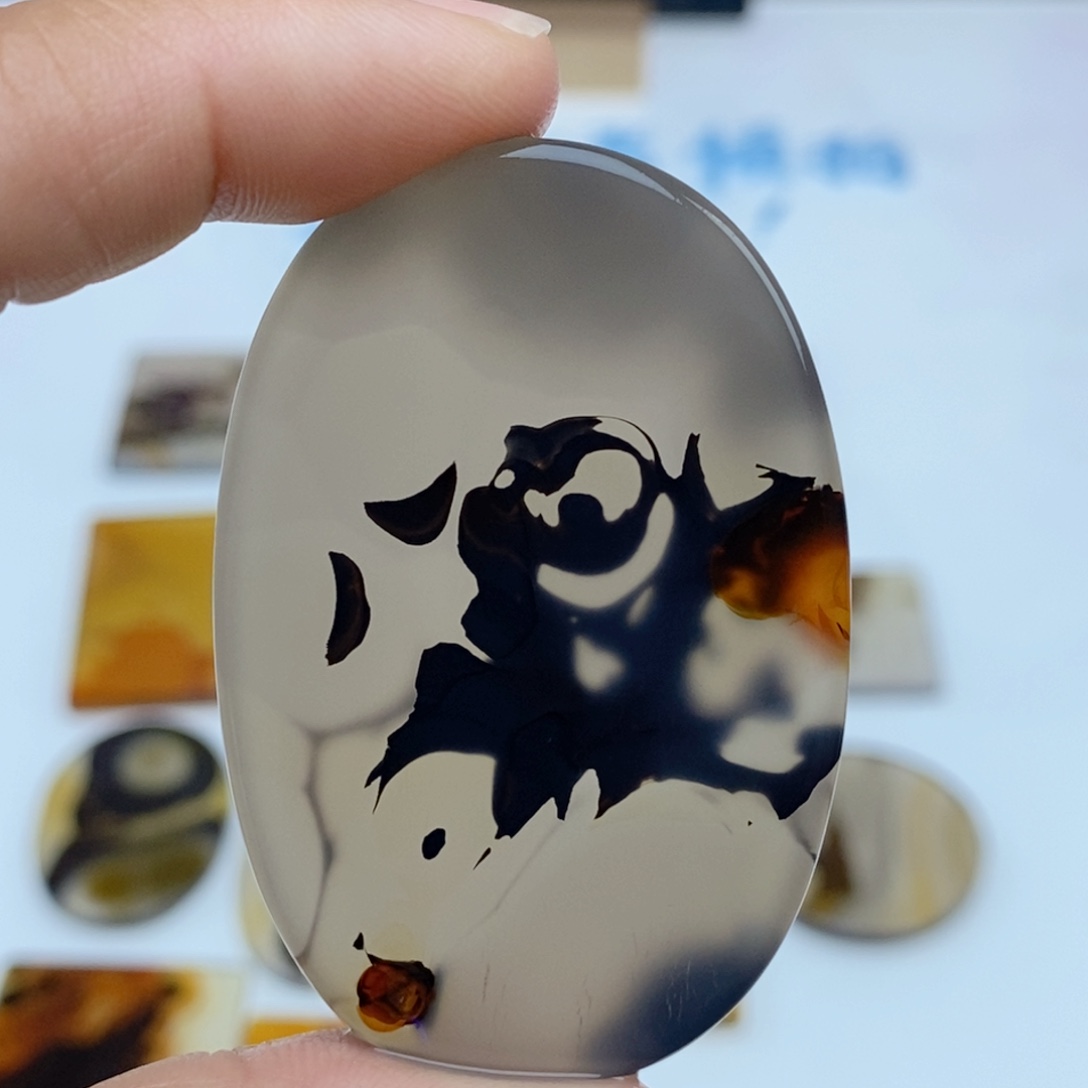 玛瑙/玉髓未镶嵌珠宝半成品