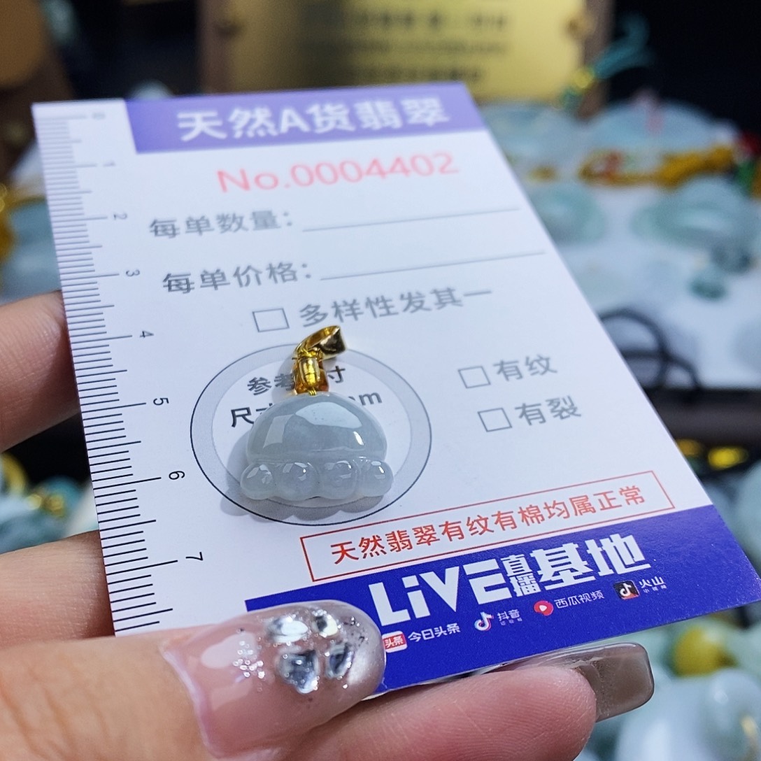 翡翠未镶嵌颈饰4402
