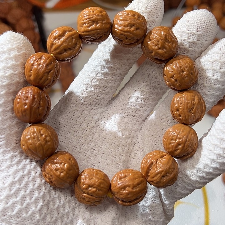 文玩核桃手串野生元宝