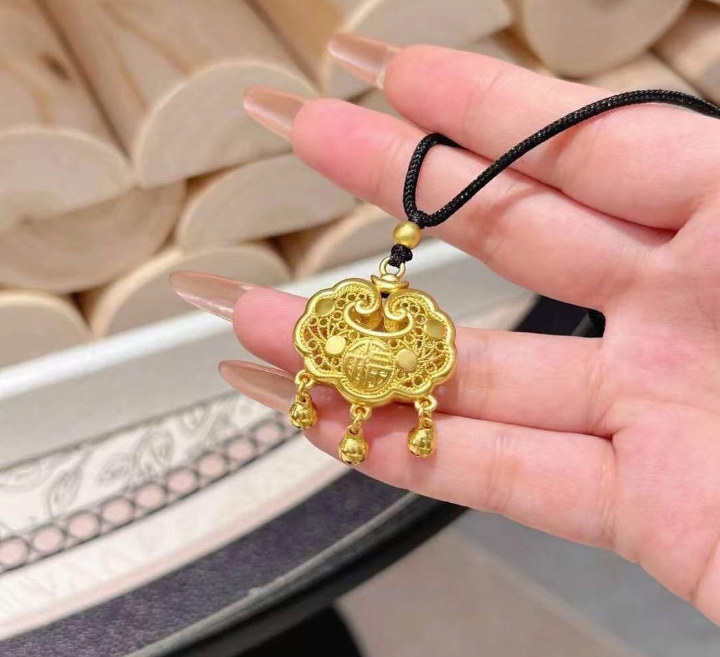 南非赤金 平安锁