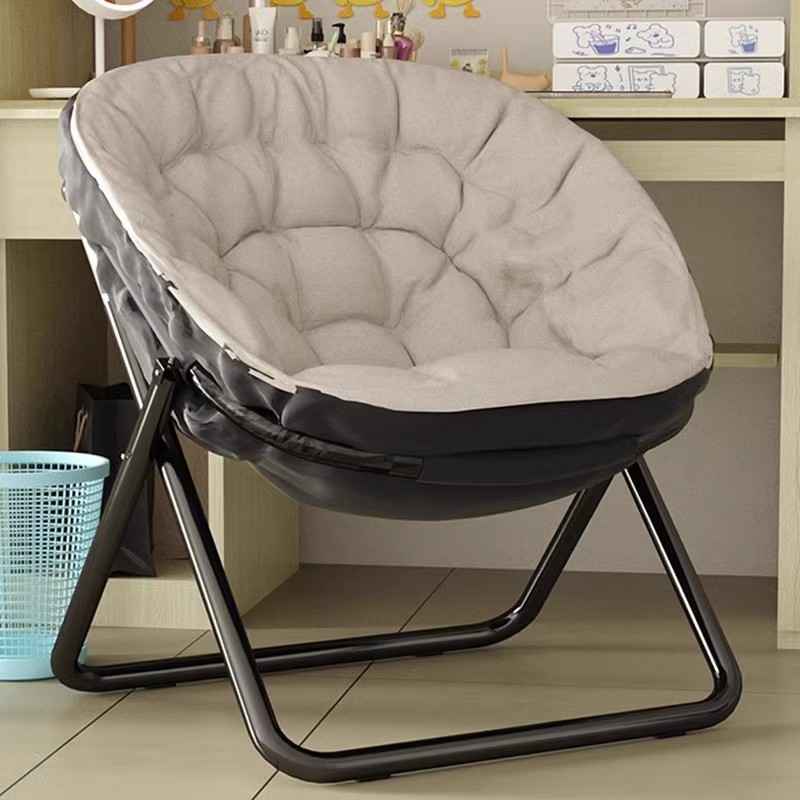 躺椅2025新款坐睡两用月亮椅可折叠午休户外休闲办公室窝窝椅宿舍