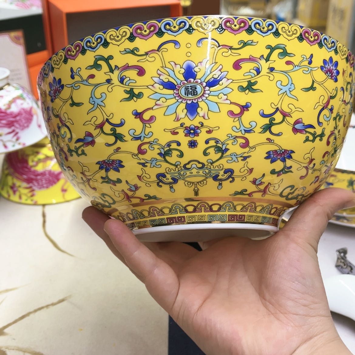 【闪购商品】骨瓷8英寸1黄。。。。。。