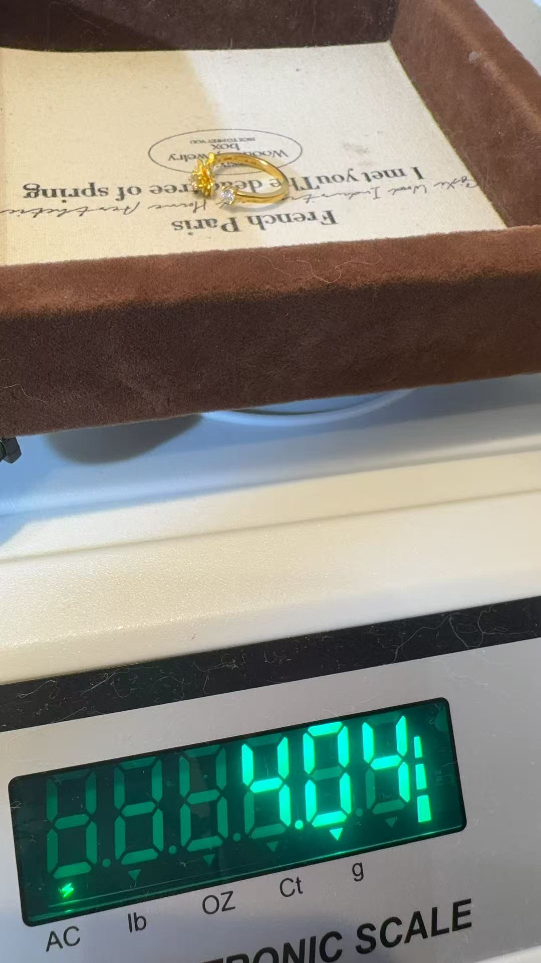 足金精品工艺戒指