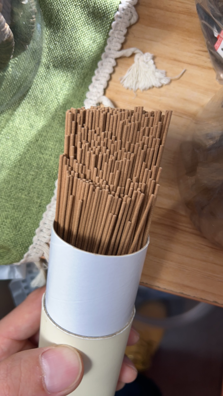 印度迈索尔正区老山檀线香 手工版 高端香 无礼盒简装80克约330根