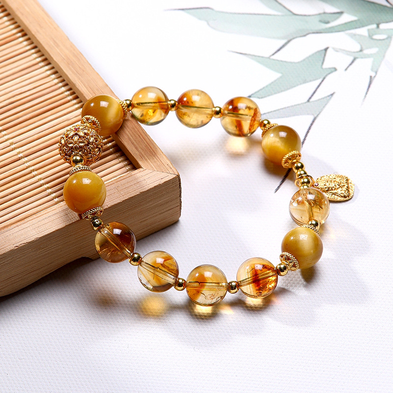 【南庭外】招财 黄塔晶手串