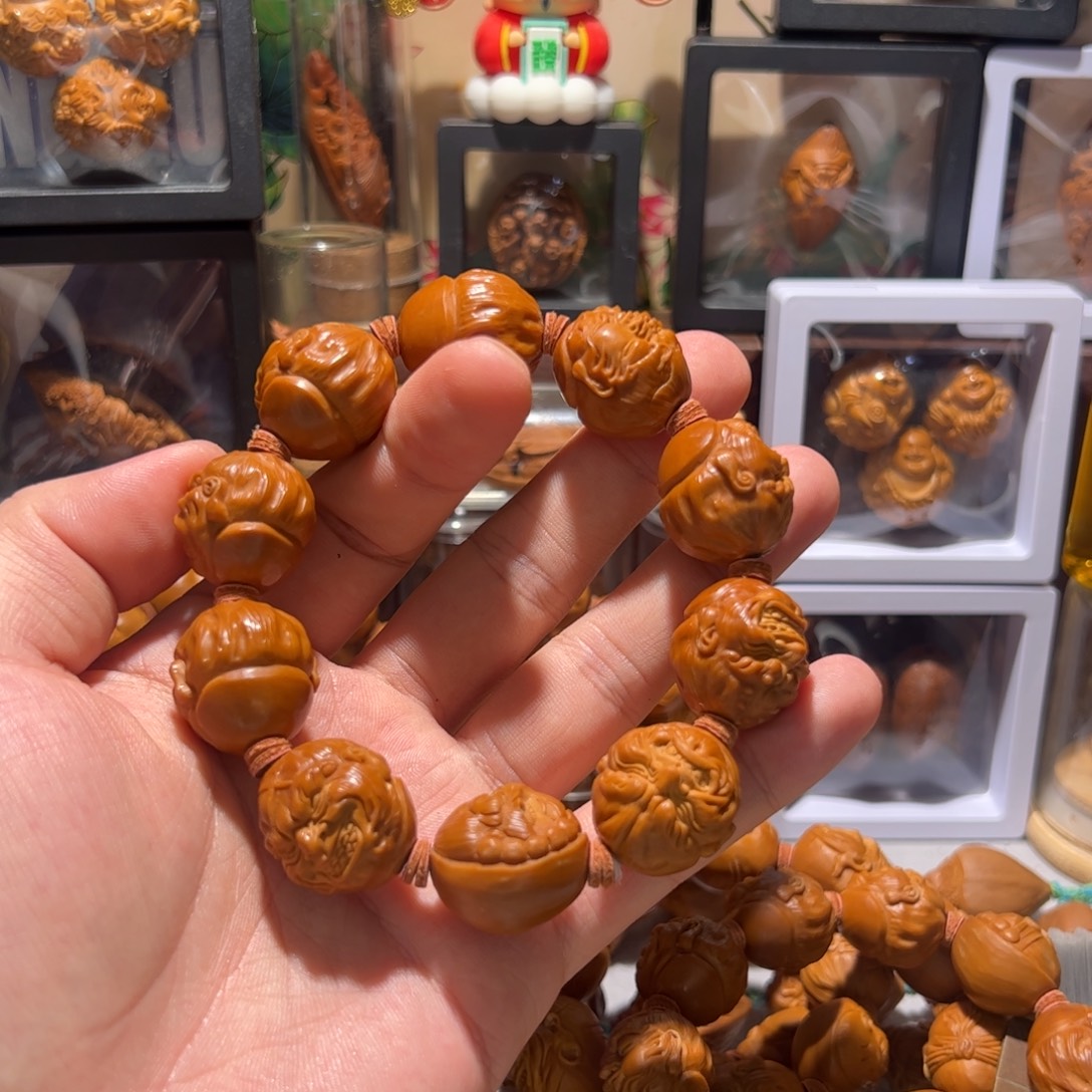 W***W手串/手链橄榄核手工恶僧