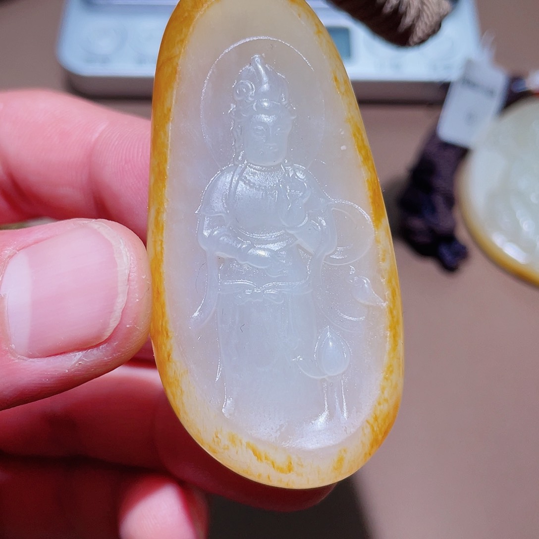 和田玉颈饰未镶嵌D1 