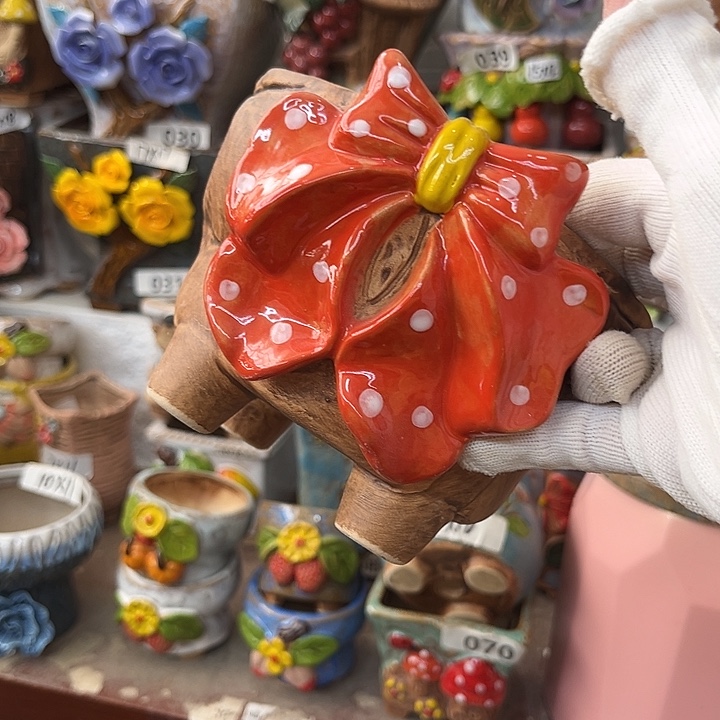 粗陶材质多肉花盆