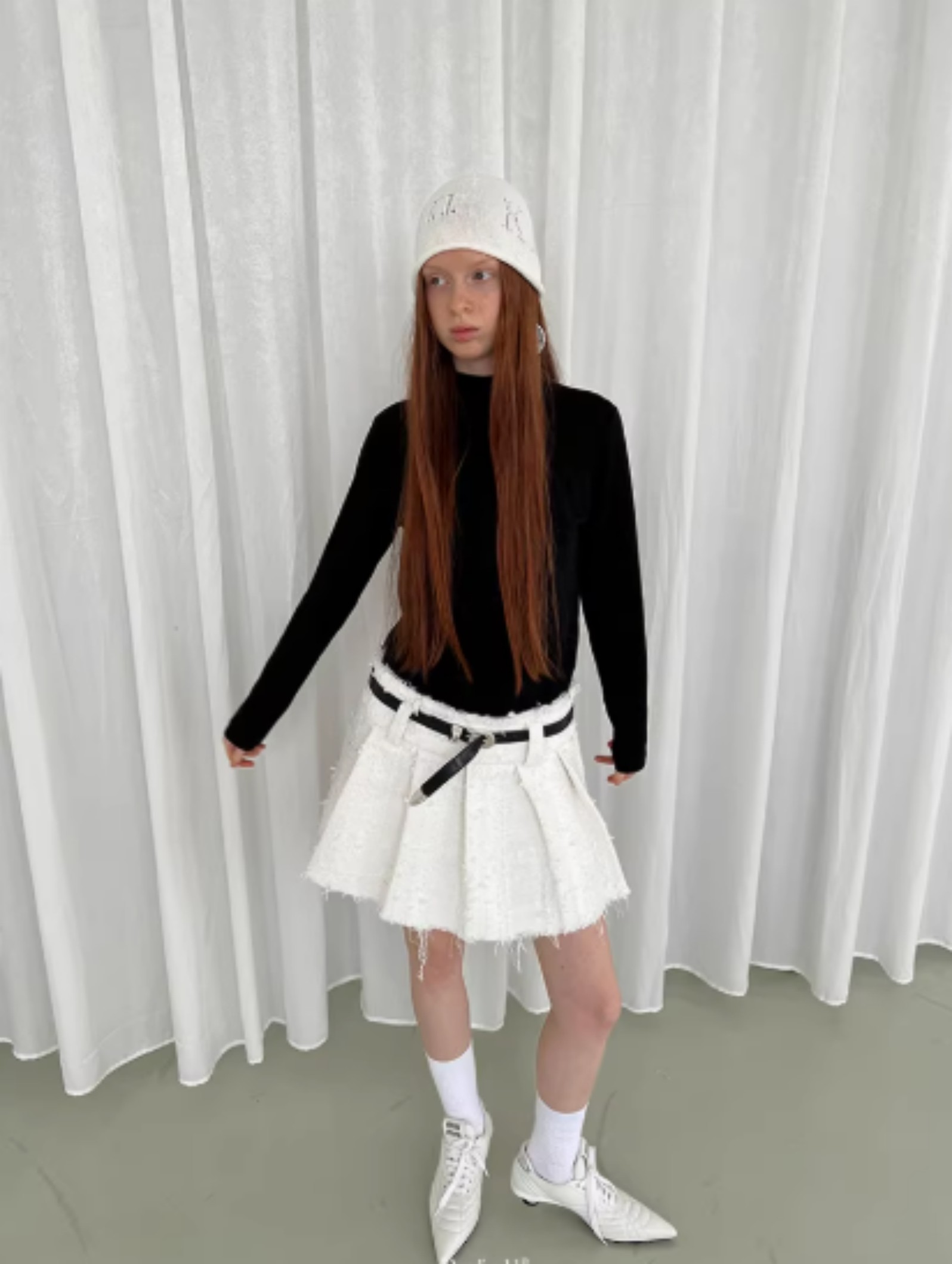 特价-原369-白色百褶裙-SYT24 B31411SY51