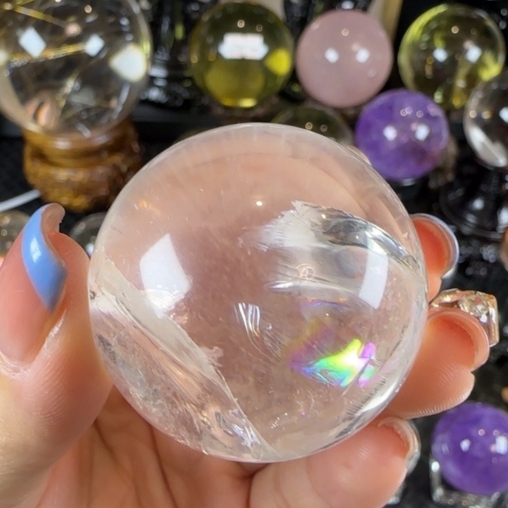 水晶天然水晶球P9未镶嵌天然3.9公分