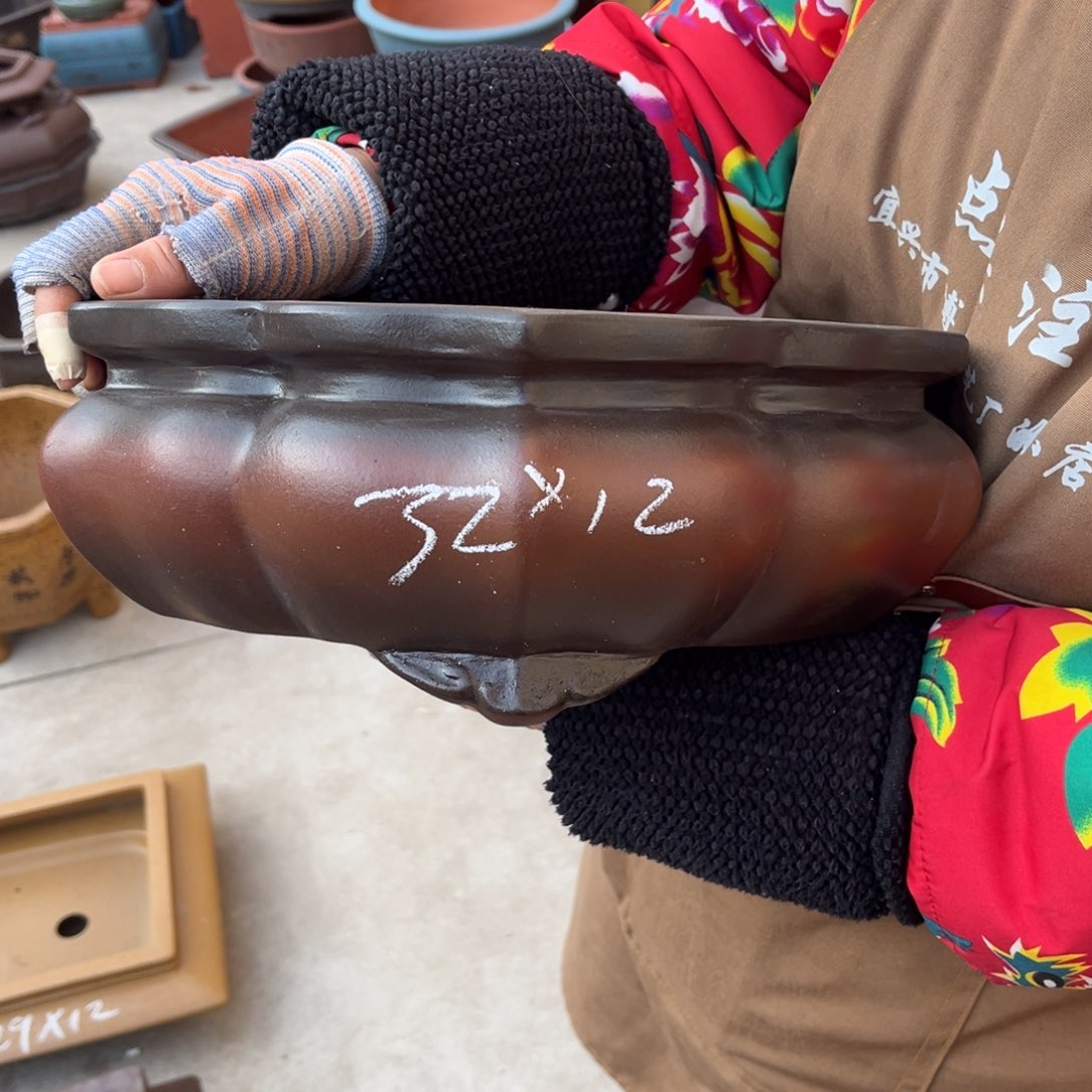 紫砂花盆盆景艺术