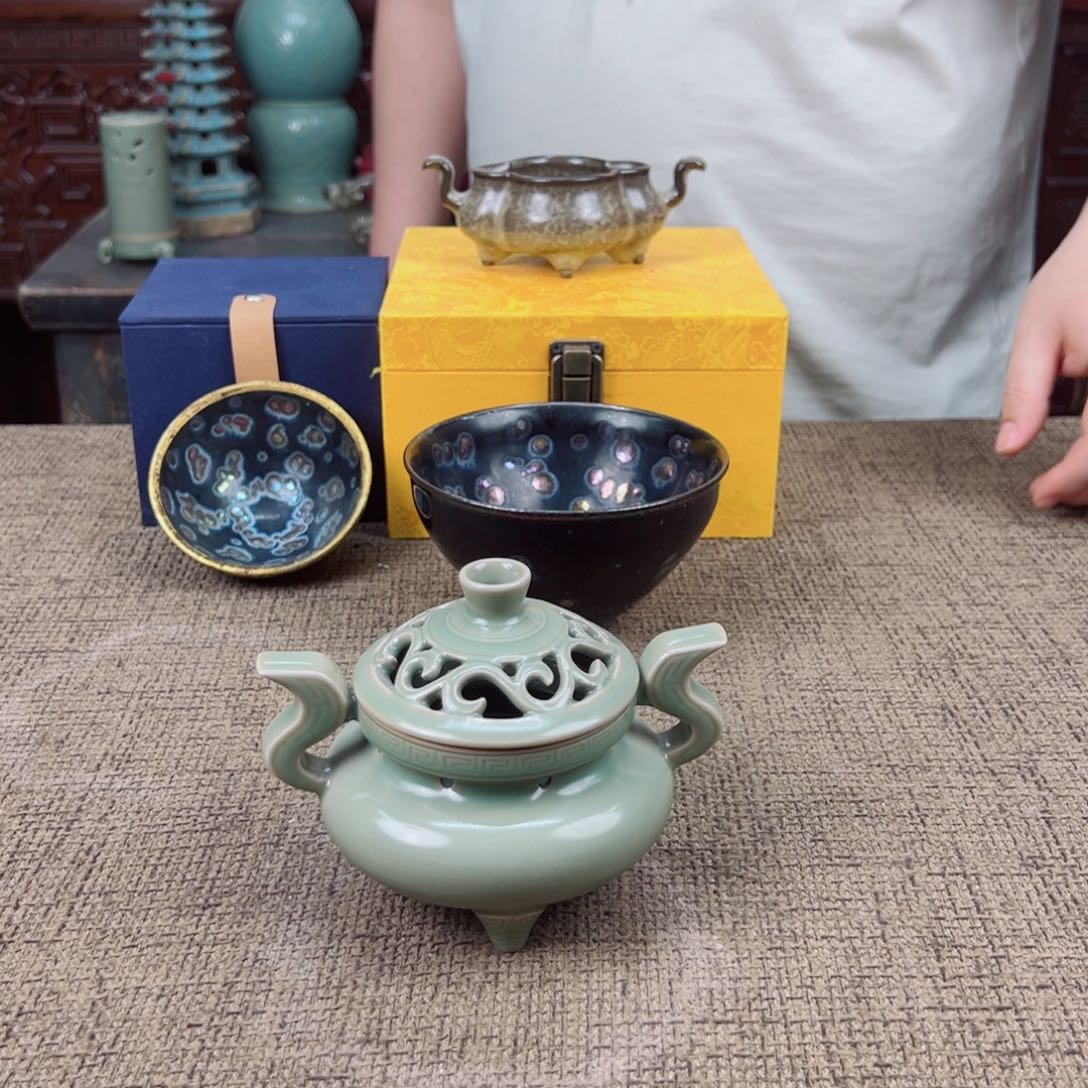 瓷片陶瓷艺术瓷器摆件