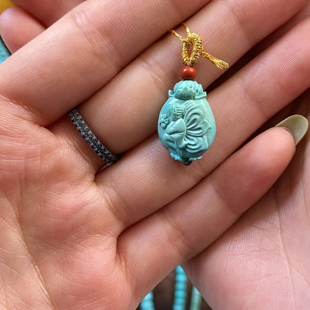 未镶嵌绿松石珠宝奇石