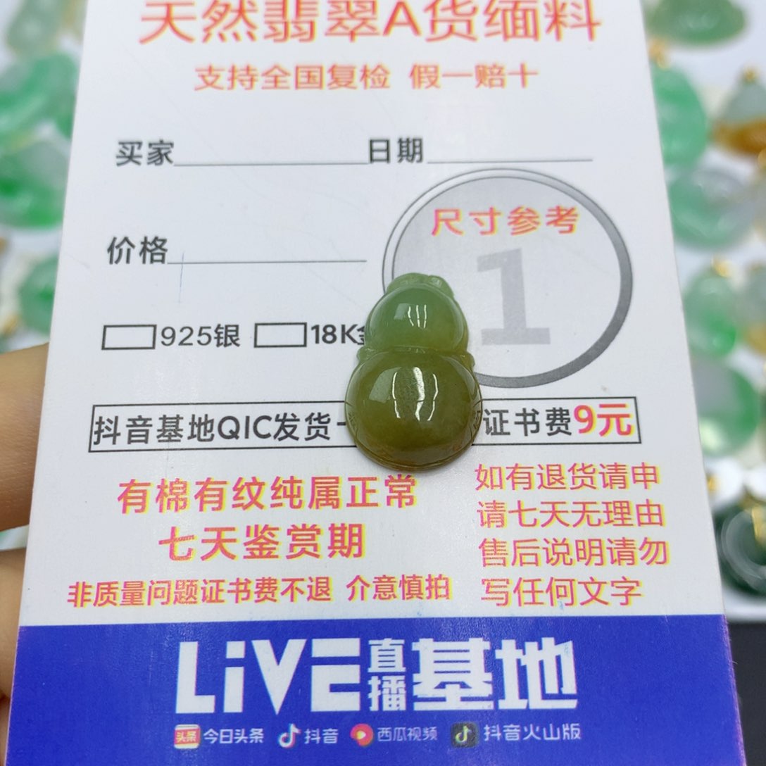 翡翠颈饰未镶嵌翡翠