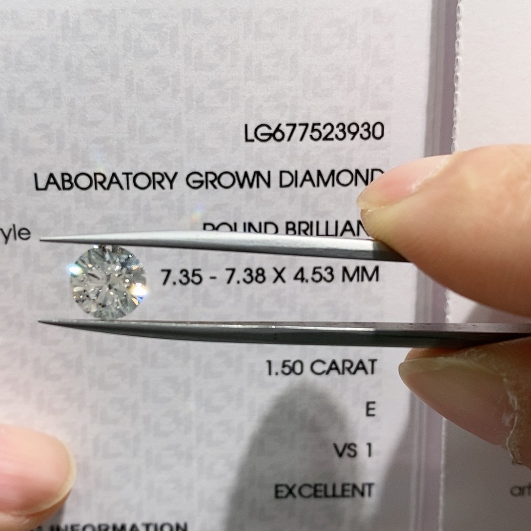 实验室培育钻石裸石未镶嵌