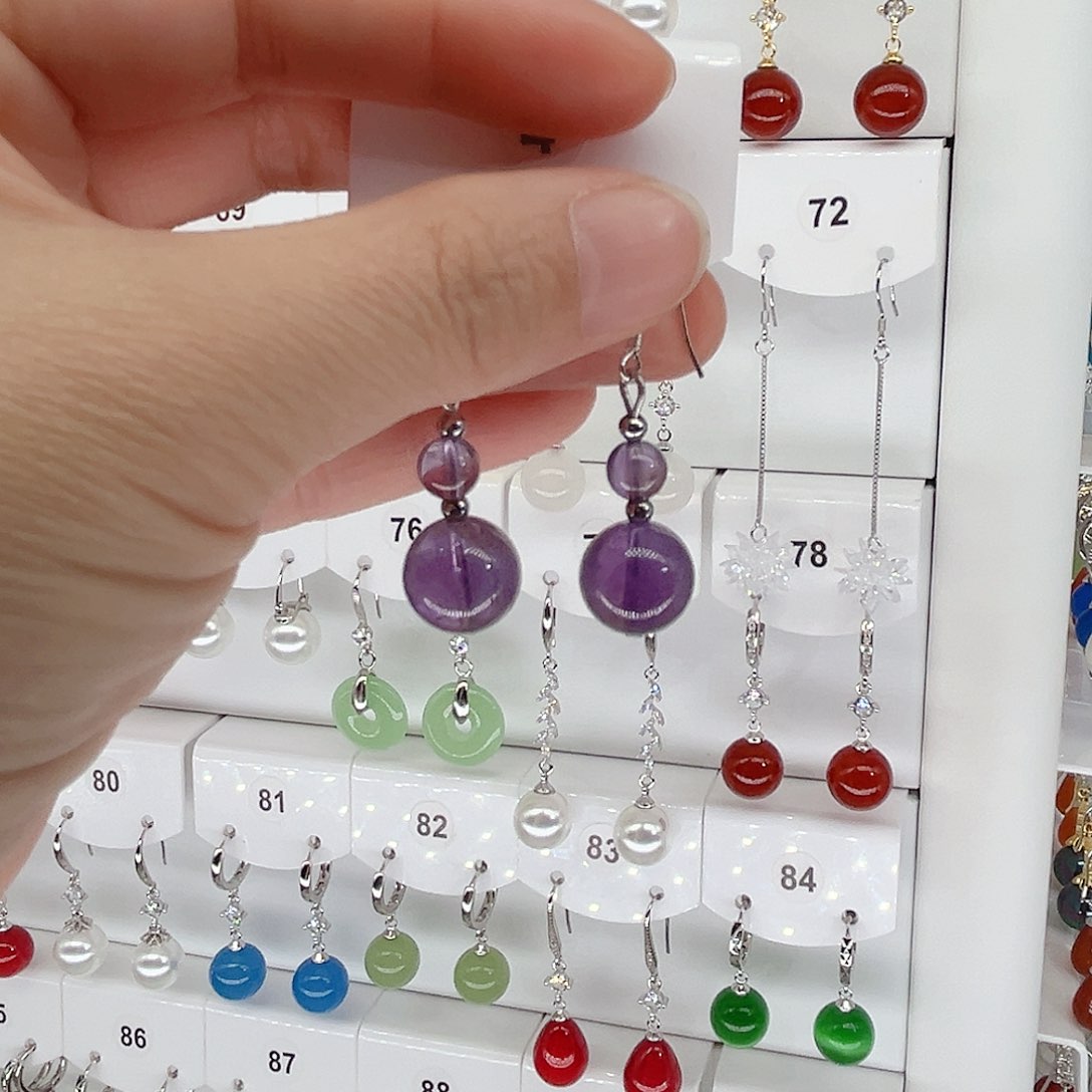 银S925镶嵌耳坠淡水珍珠芳****