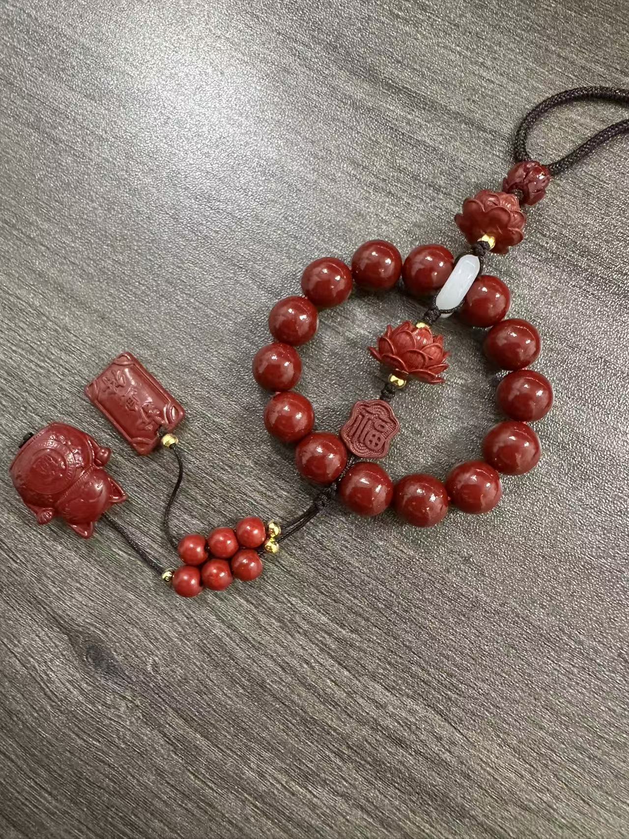 含辰砂工艺品 J0235 精品手串 无礼盒