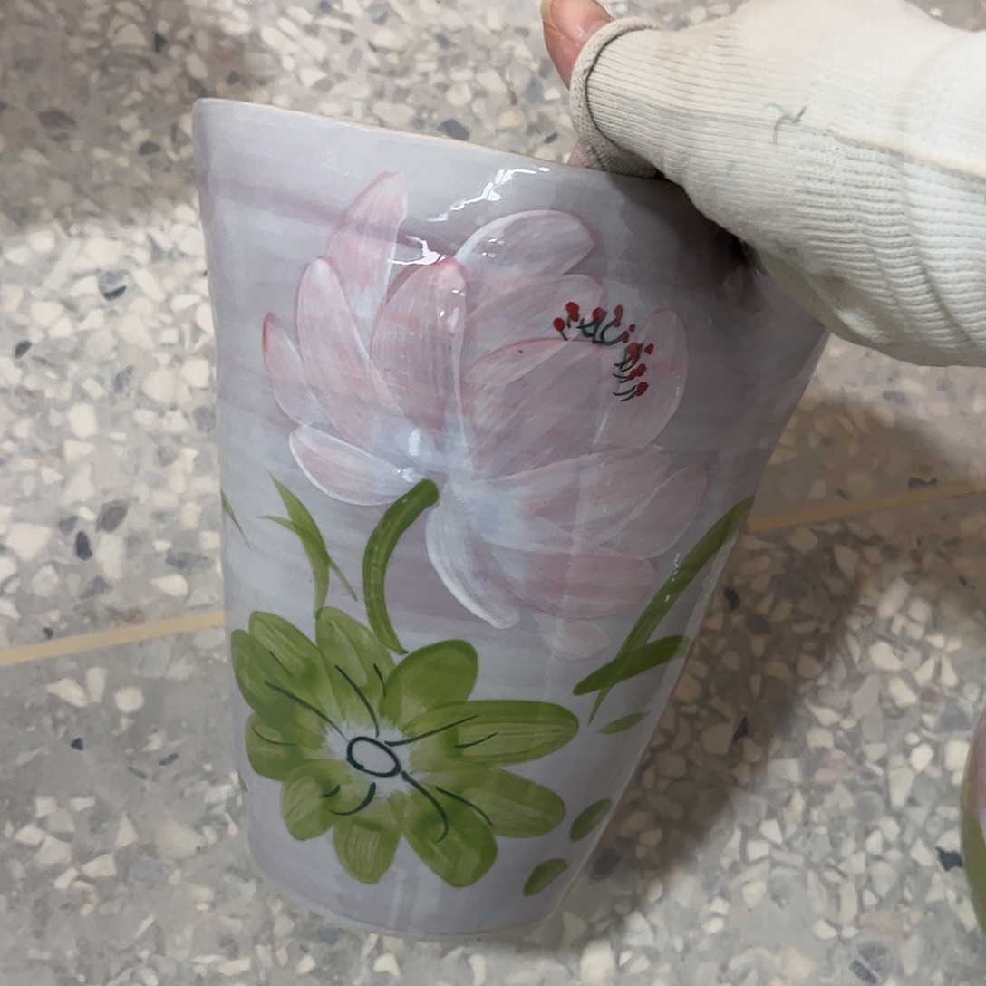 如***至景德镇陶瓷花盆花盆瑕疵价