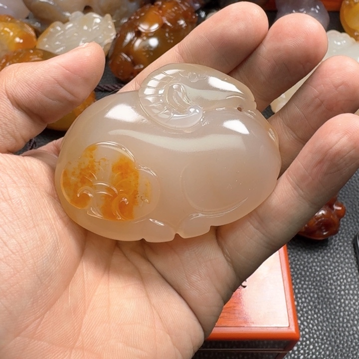 玛瑙/玉髓吊坠未镶嵌༄**࿐
