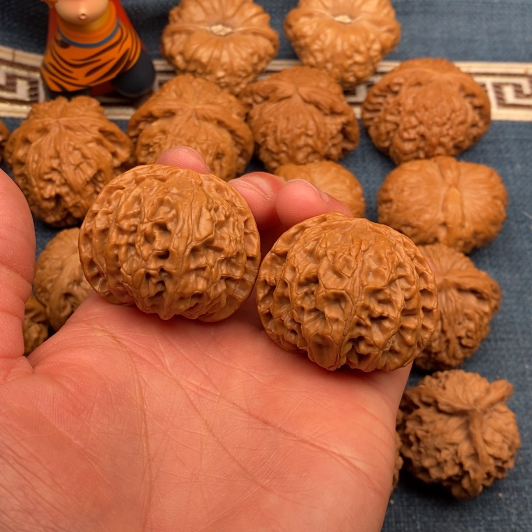 文玩核桃把件41全品球苹果