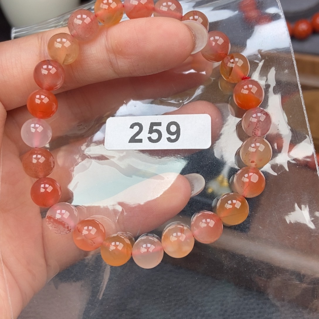 南红玛瑙未镶嵌手链