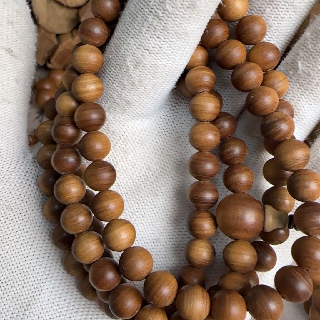 檀香木手串/手链08多圈四剖料