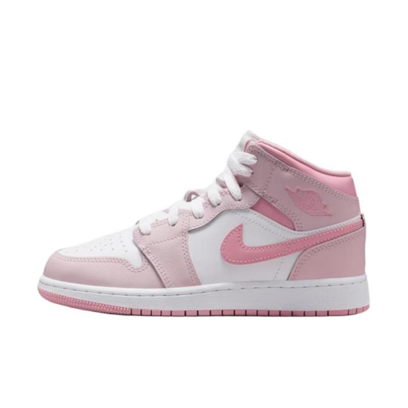 NIKE耐克乔丹AIR JORDAN 1 MID (GS)中帮时尚篮球鞋DQ8423-600