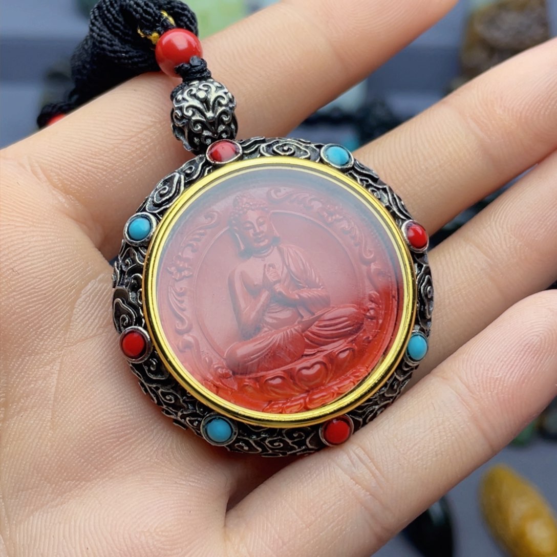 和田玉颈饰未镶嵌细***中