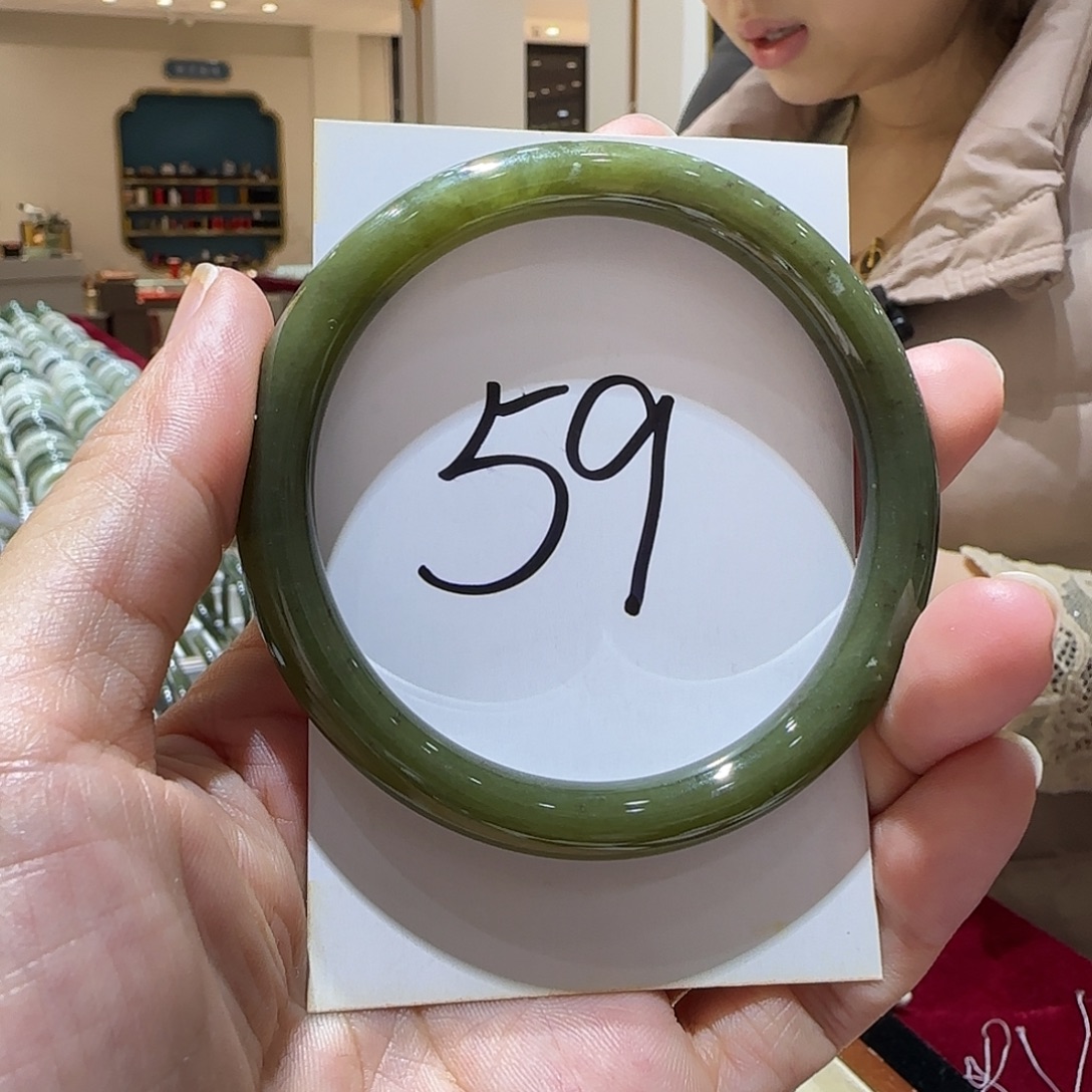 和田玉未镶嵌手镯792