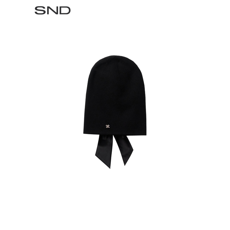 【ETHOR 设计师品牌】SND AW25 蝴蝶结毛线帽