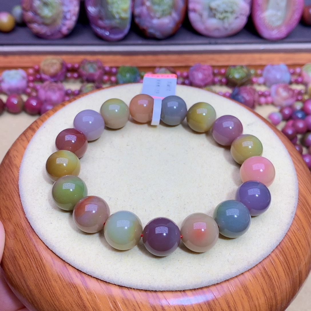 玛瑙未镶嵌手链盐源