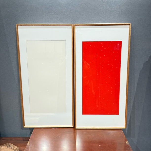 4公分展会线条45x90金黄檀榫卯框【到手2个】