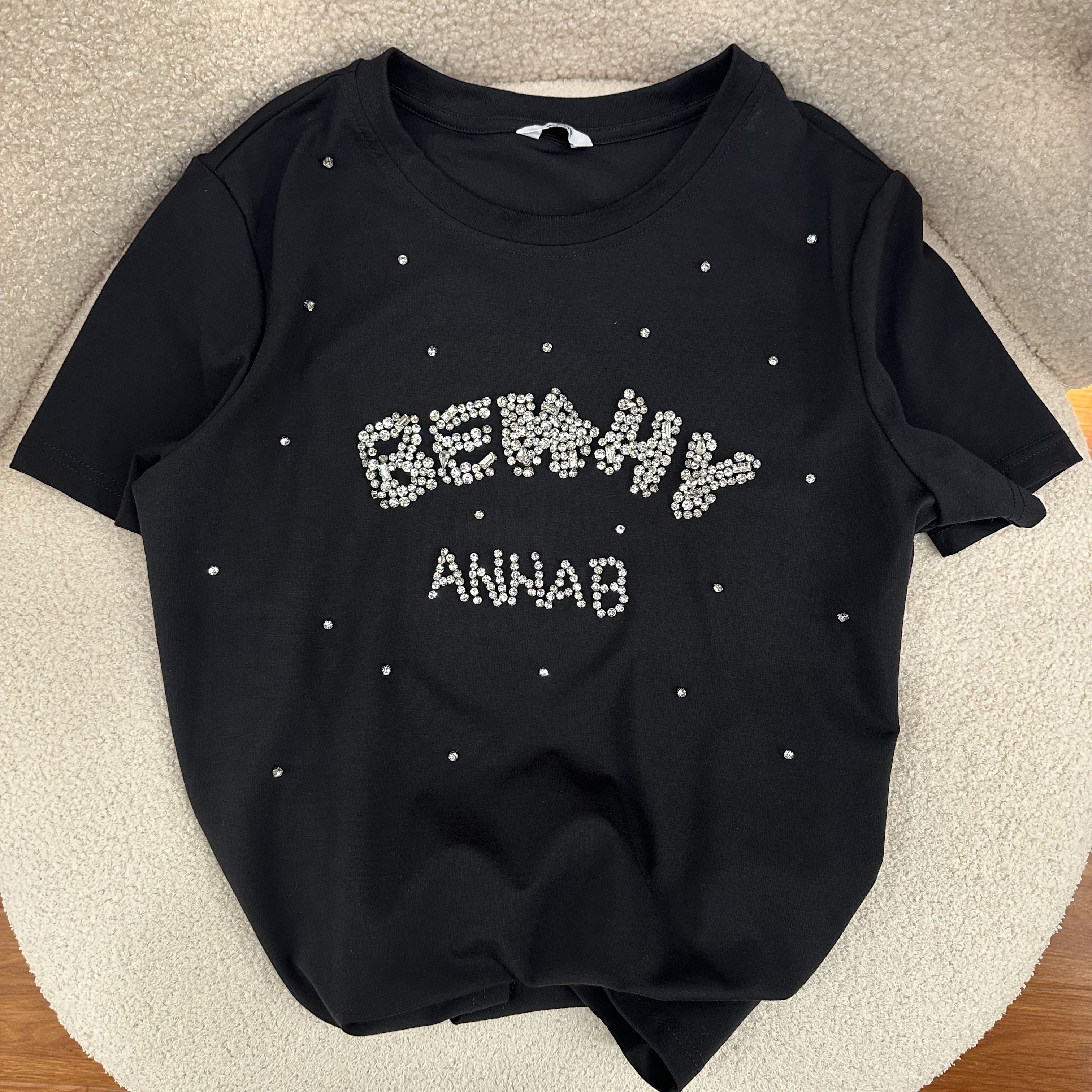 【珈禾】‘’BEYH‘’深圳南油轻奢立体绣花重工原创设计短袖2025