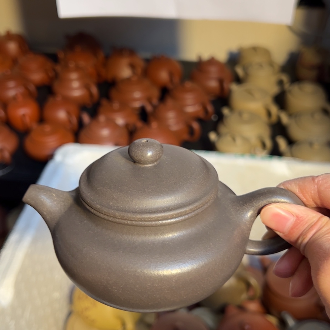 紫砂茶壶宜兴紫砂壶天青