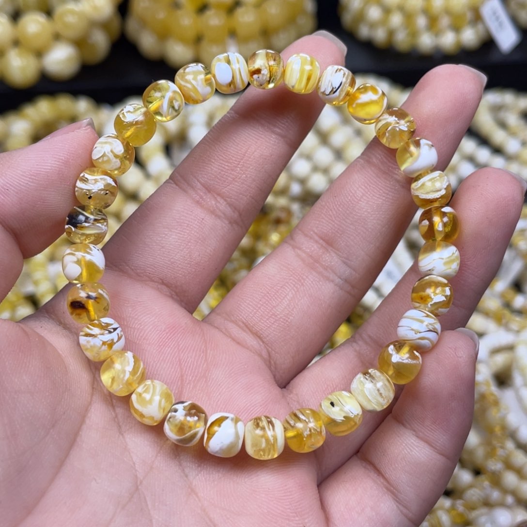 蜜蜡未镶嵌珠宝奇石7m