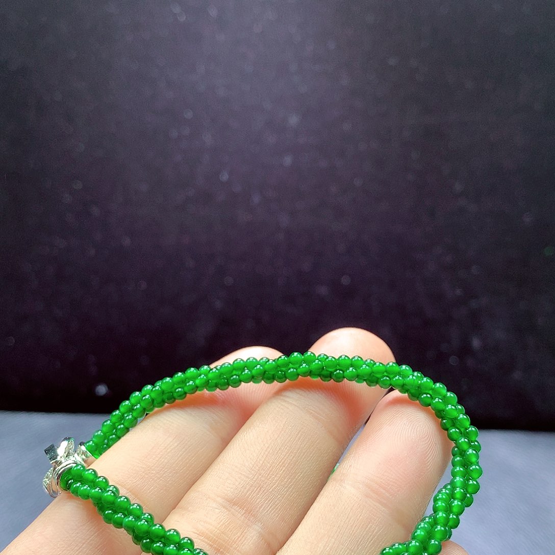 翡翠手链未镶嵌项链