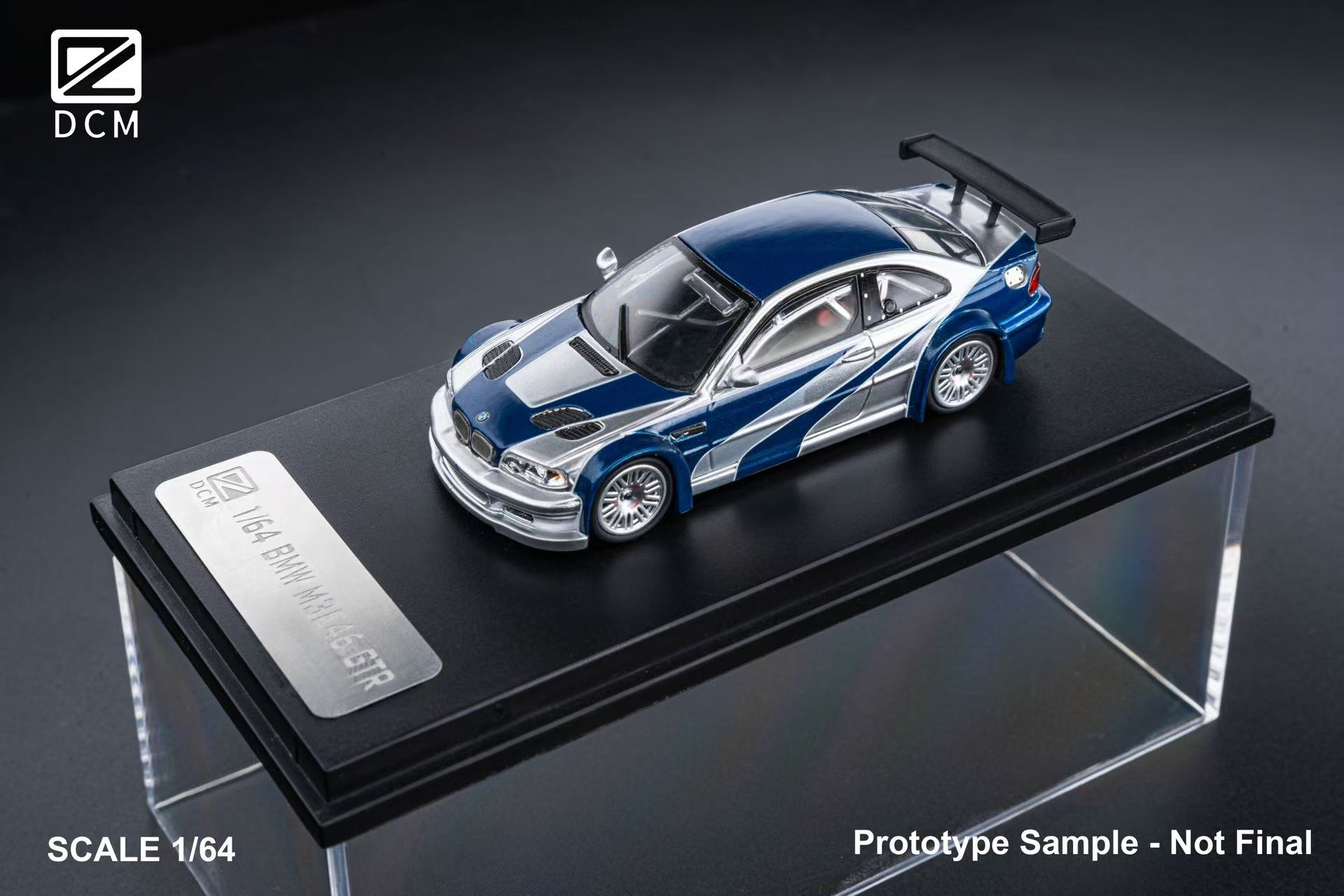 现货DCM 1：64宝马 M3 GTR E46 合金 BMW 汽车模型 