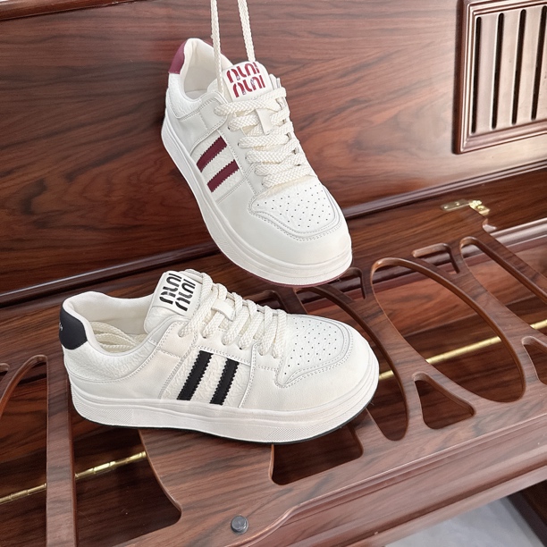 特大码女鞋（40-43）2025新款ins韩版时尚百搭潮流小白鞋17826