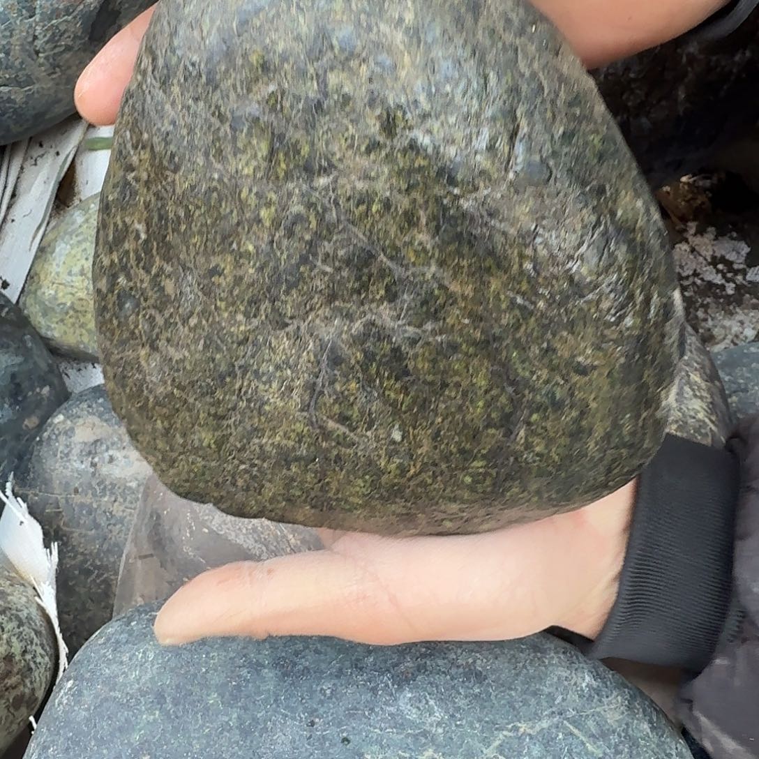 绿***山蛇纹石玉未镶嵌藏玉药王石茶壶